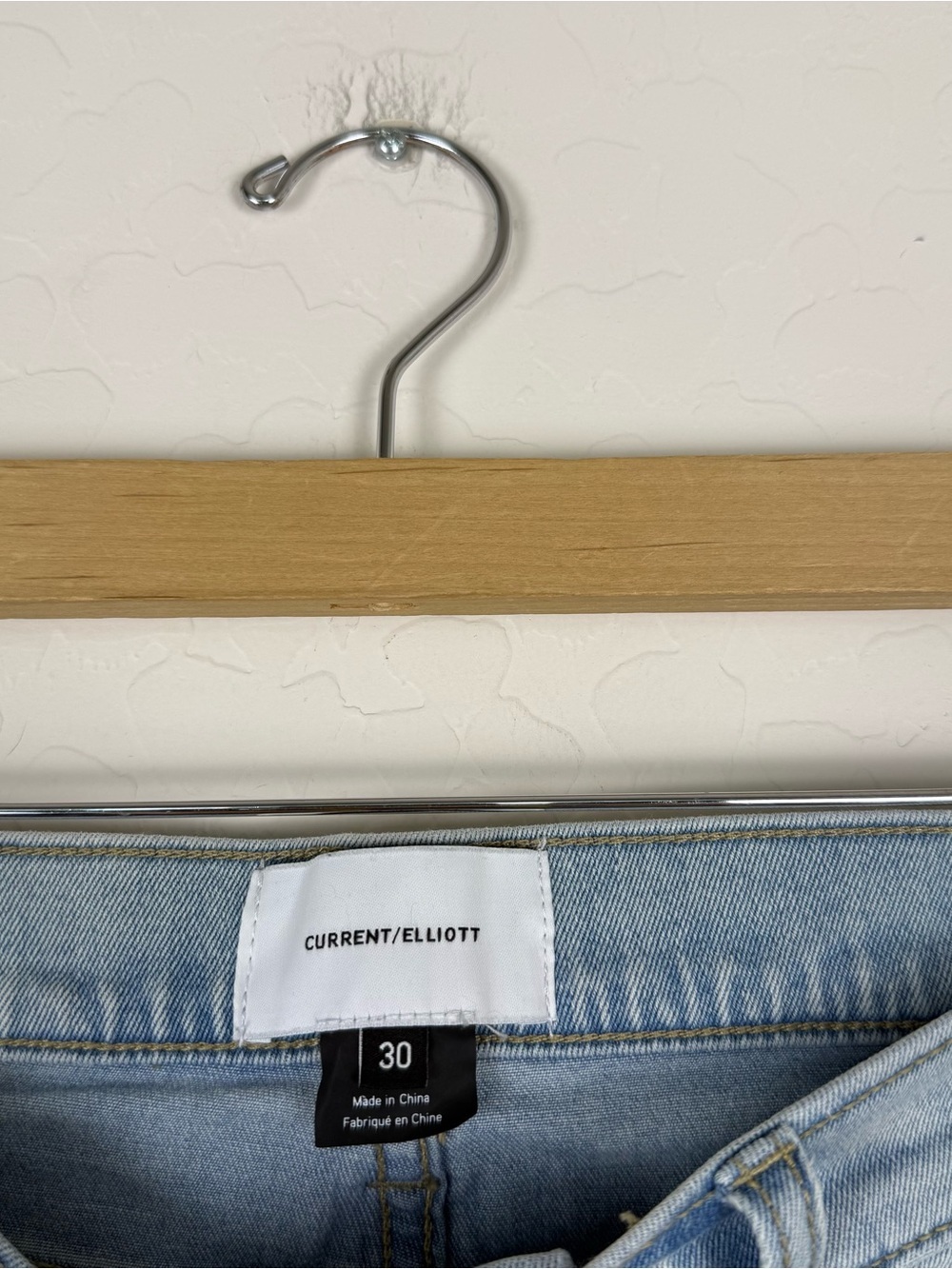 Current/Elliot Light Wash High Rise Jean - Picture 4 of 7